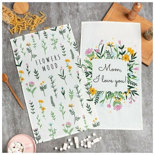 ������ ����� �������� ��������� ������ Flowers mood 35�60 �� -2 ��, 100% ������, ����� 160 �/�2 425�