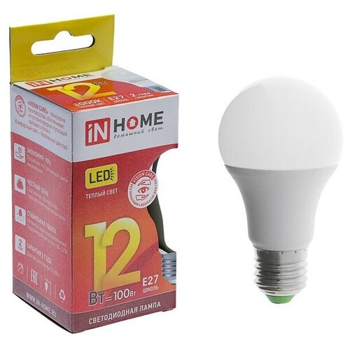   IN HOME LED-A60-VC, 27, 12 , 230 , 3000 , 1080  257