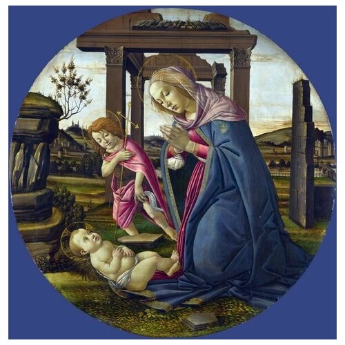         -  (The Virgin and Child with Saint John the Baptist)   60. x 61.,  2610   