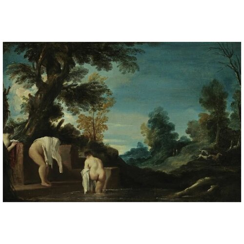         (1621) (Landscape with Bathing Women)  74. x 50.,  2650   