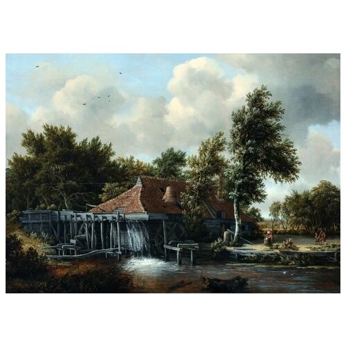      (Watermill)   42. x 30. 1270