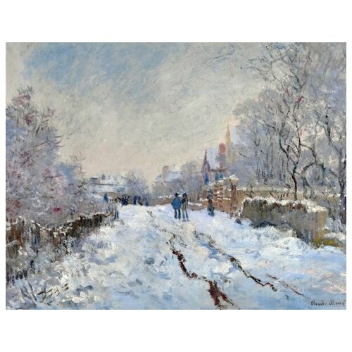        (Snow Scene at Argenteuil)   51. x 40. 1750