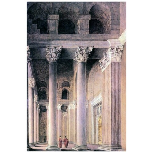      (Portico of the Pantheon, Rome)    50. x 75. 2690