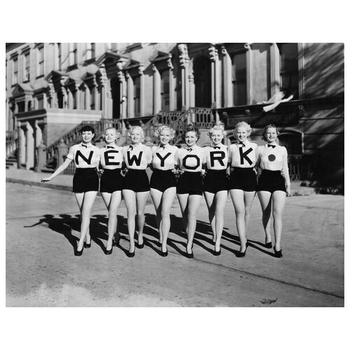      - (Girls in New York) 51. x 40. 1750
