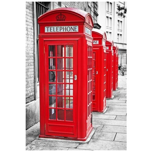        (Telephone booth in London) 2 40. x 59. 1940