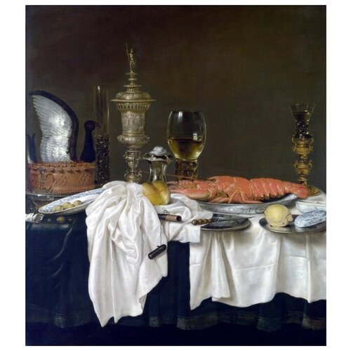       (Still Life with a Lobster)    40. x 45. 1590