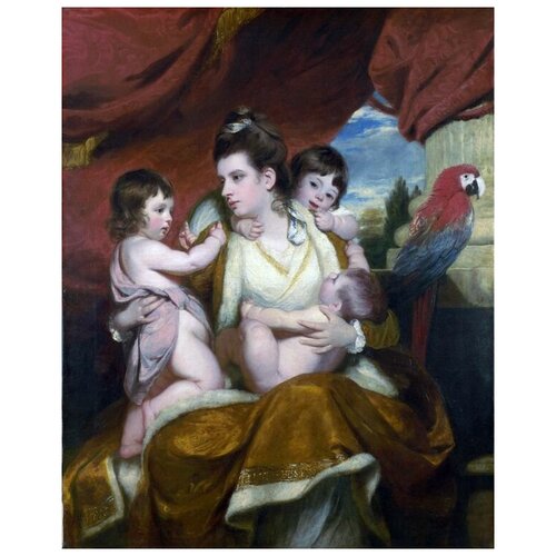           (Lady Cockburn and her Three Eldest Sons)   40. x 50. 1710