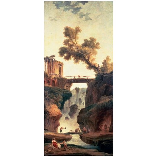       (Landscape with a Waterfall)   30. x 67. 1820