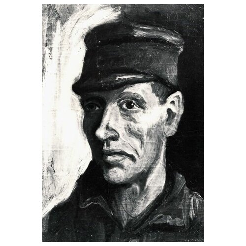       (Head of a Peasant with Cap 2)    40. x 59. 1940