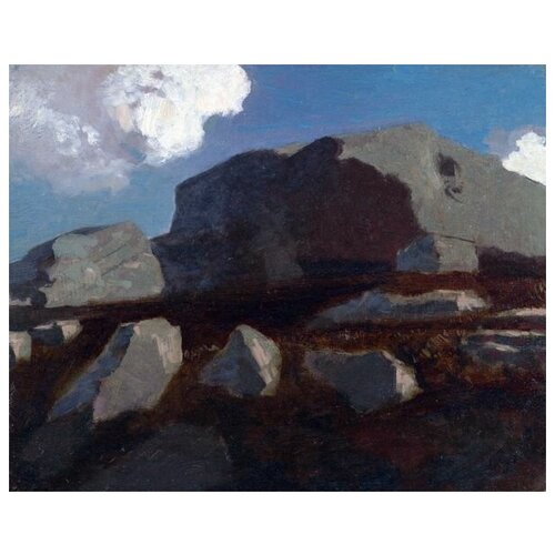       (Landscape with Rocks)   50. x 40. 1710