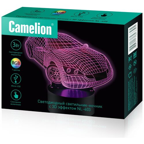    CAMELION LED NL-403 , 3, RGB, USB),  675  CAMELION