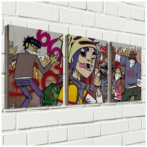      66x24    Gorillaz - 41,  1290  ARTWood