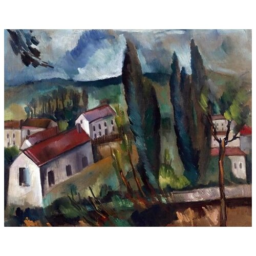       (The Farm and Poplars)   50. x 40. 1710