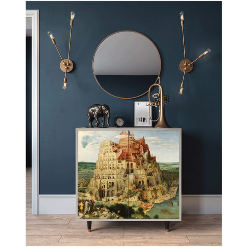  - STORYZ - BS3 Elder The Tower of Babel by Pieter Bruegel, 94 x 96 x 48 ,  33990