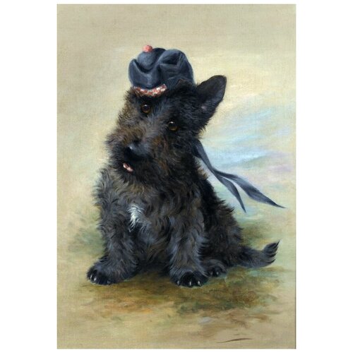      (A black Scottie)   40. x 58. 1930