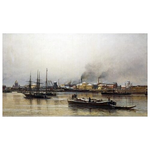      (Embankment of the Neva) 1   52. x 30. 1480