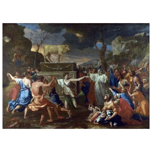       (The Adoration of the Golden Calf)   42. x 30. 1270