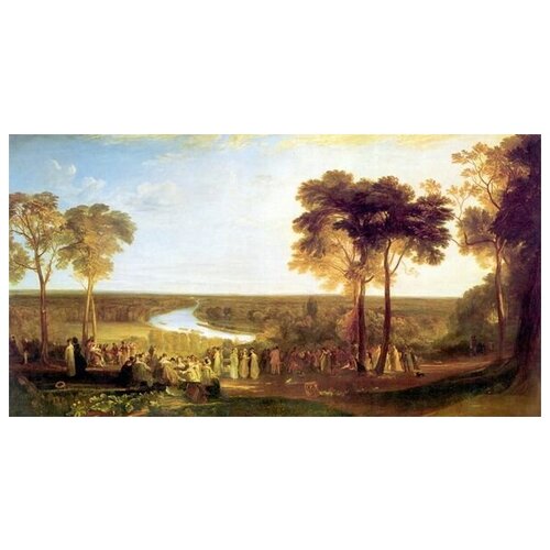     - -,      (England - Richmond Hill, on the Prince Regent's Birthday) Ҹ  75. x 40. 2320