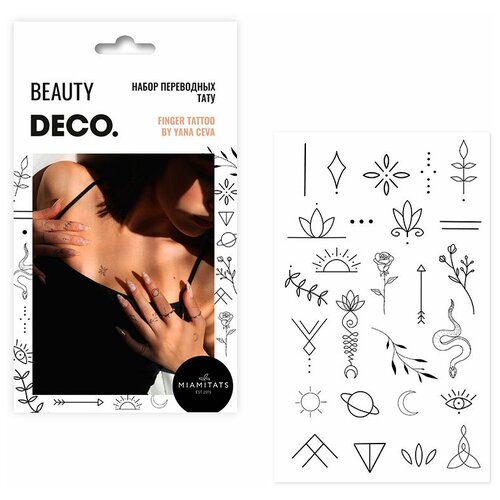     `DECO.` by Miami tattoos (Finger tattoo) 675