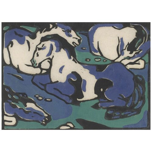      (1911-1912) (Resting Horses)   42. x 30. 1270