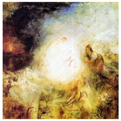         (Undine giving the Ring to Massaniello, Fisherman of Naples) Ҹ  30. x 30. 1000