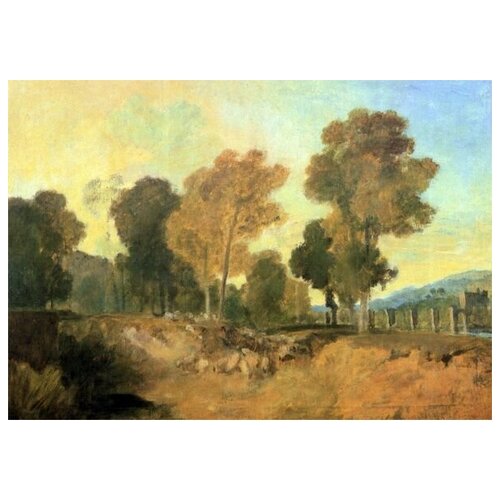         (Trees beside the River) Ҹ  57. x 40.,  1880   