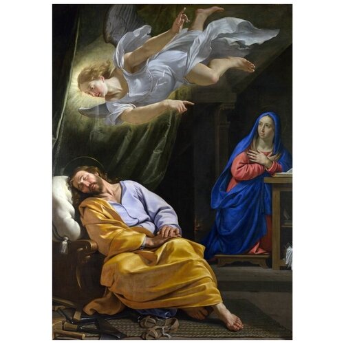       (The Dream of Saint Joseph)    50. x 70. 2540