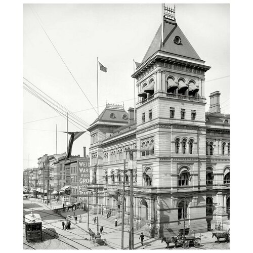       - (Post Office Building in New York City) 40. x 48. 1680