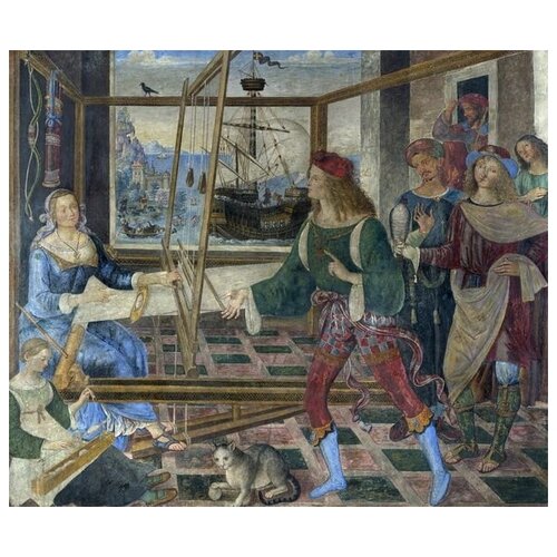       (Penelope with the Suitors)  35. x 30. 1120
