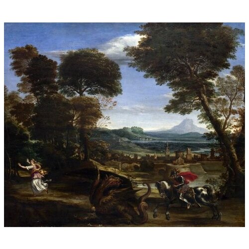        (Saint George killing the Dragon)   47. x 40. 1640