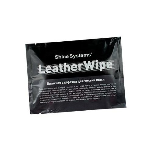 Shine Systems LeatherWipe -     , 1  35