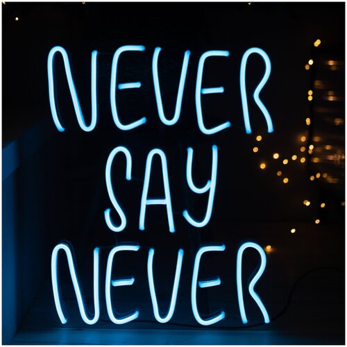   never say never, 50x66  7850