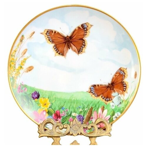Декоративная тарелка Бабочки, Нимфалид Nymphalis Antiopa, Kaiser 4900р