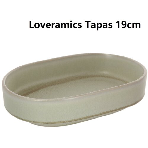  Loveramics Tapas 19 . Oval Bowl (L), Matte Light Green 1305