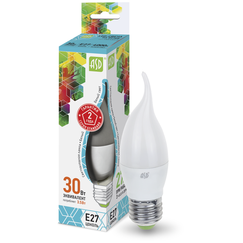 ����� ������������ led-����� �� �����-standard 3.5�� 230� �27 4000� 320�� ASD (5 ����) (���. 4690612004761) 550�