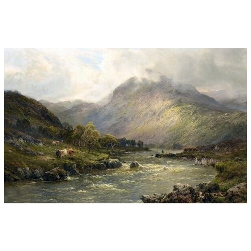      (Mountain river) 1 63. x 40. 2050