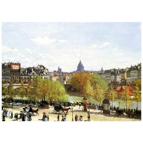      (Le quai du Louvre)   70. x 50. 2540