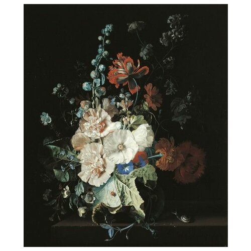        (Flowers in a vase) 54 ո   50. x 59.,  2250   