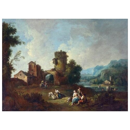        (Landscape with a Ruined Tower)   68. x 50. 2480