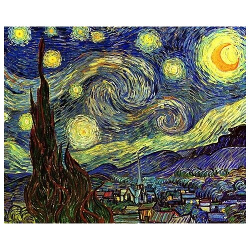      (Starry Night)    49. x 40. 1700