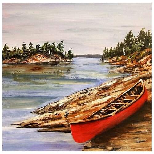      (The shore of the lake) 4 40. x 40. 1460
