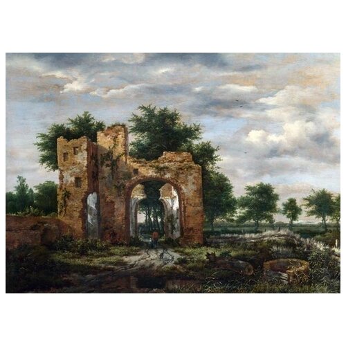      (A Ruined Castle ) и   70. x 50. 2540