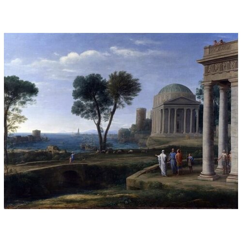         (Landscape with Aeneas at Delos)   40. x 30. 1220