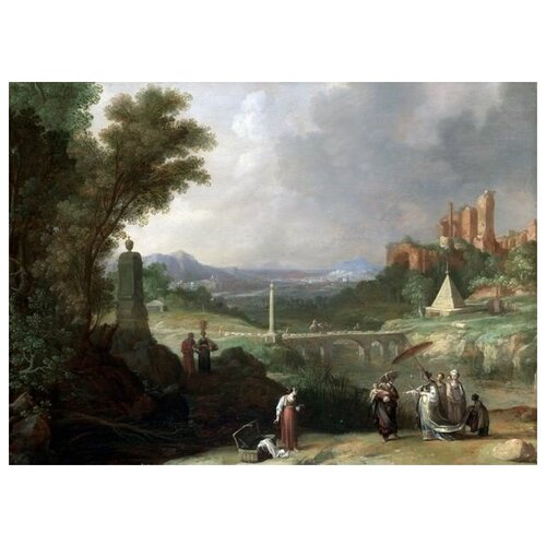          (The Finding of the Infant Moses by Pharaoh's Daughter)   41. x 30.,  1260   