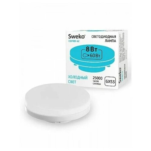    Sweko 42LED-GX53-8W-230-4000K-GX53,  88  Sweko