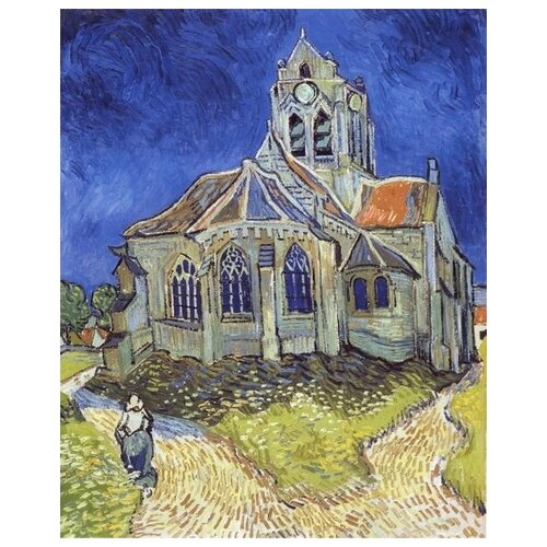       (The church at auvers) 1    40. x 50. 1710
