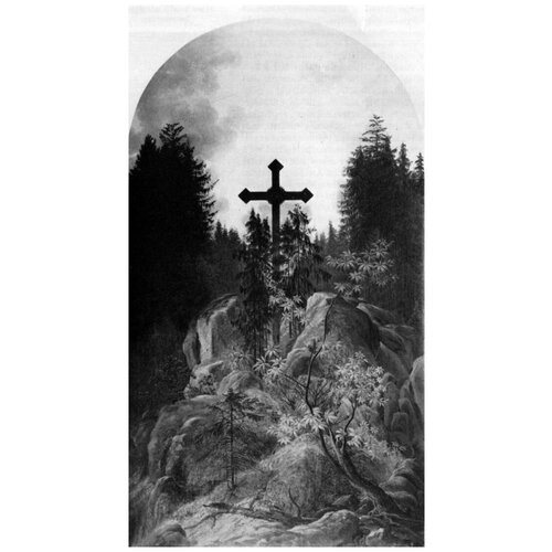       (Cross in the Mountains) 2    30. x 55. 1550