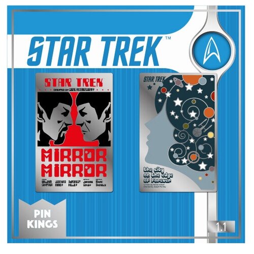    Star Trek 1.1 Pin Kings 2-Pack,  1250  Rubber Road Ltd