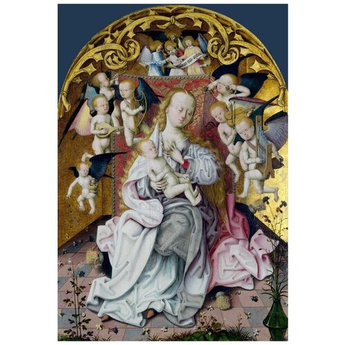          (The Virgin and Child with Musical Angels) 50. x 73. 2640