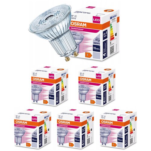 �������� ������������ OSRAM ����� PAR16 GU10 4,3�� 220� 350�� 3000� ������ �����, �������� 5�� 2080�